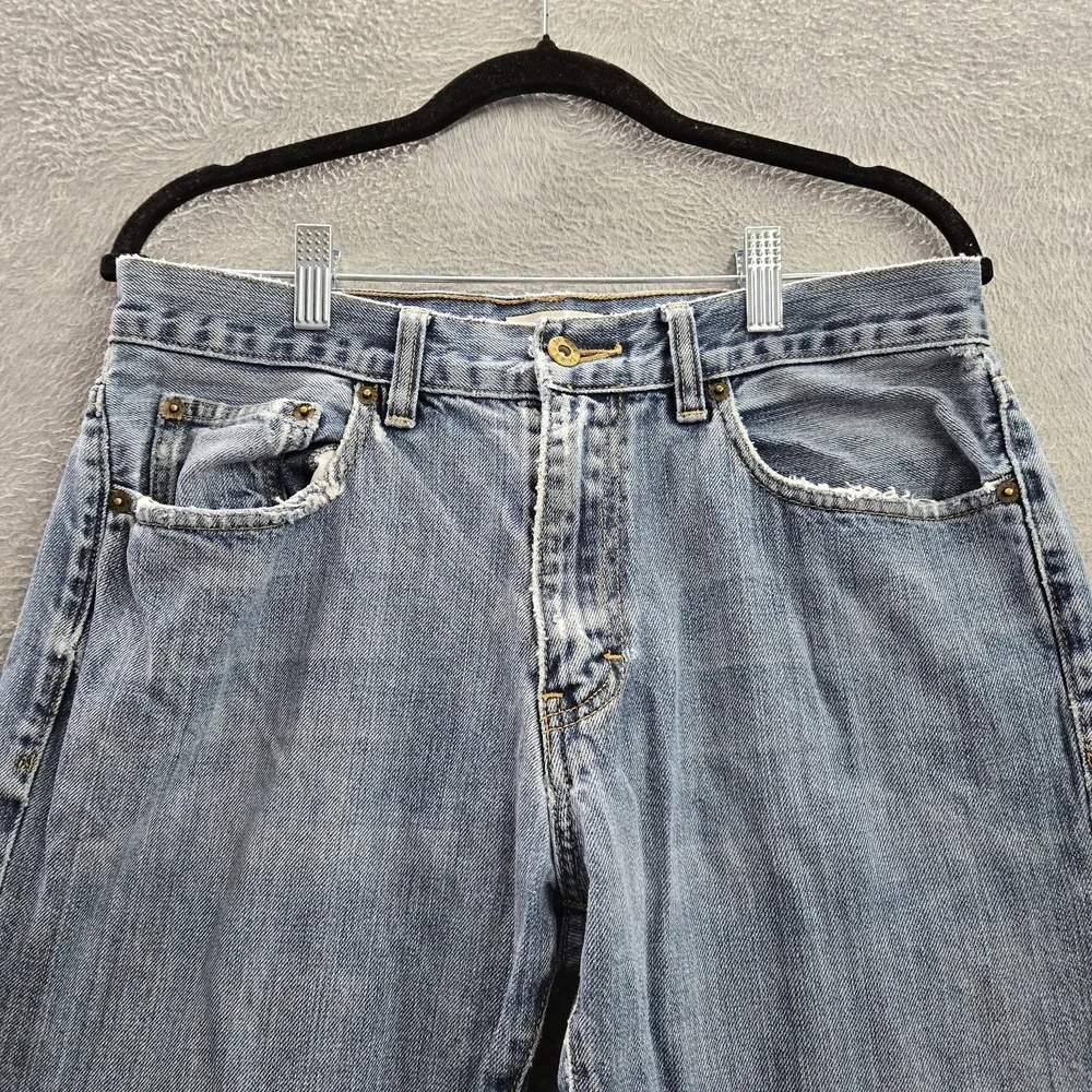 J Crew Men Jeans 32x32 Blue Denim‎ Straight 30